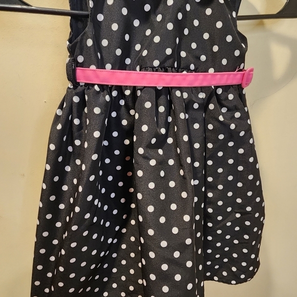 Good Lad Polka Dot Black and white baby's dress size 18M - Picture 6 of 11